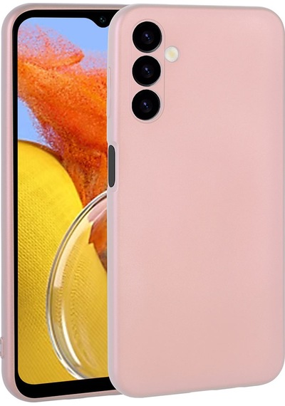 Zore Galaxy Uyumlu M14 Kılıf Premier Silikon Kapak - Rose Gold Rose Gold