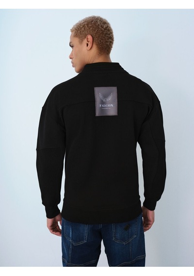 LOFT Oversize Fit Erkek Sweatshirt Lf2036812 Q1.v1 Siyah