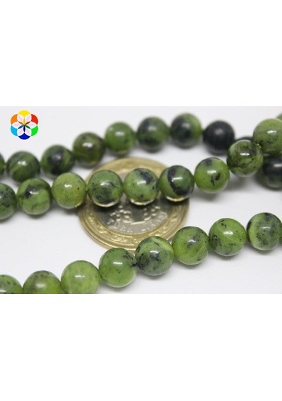 Yeşim Taşı Royal Quality YARIM Dizi 8mm (18cm uzunluğundadır)