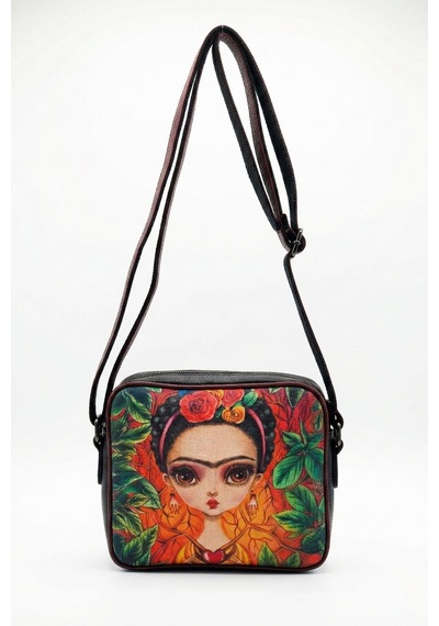 Rovebella Urban Art Crossbody Postacı Çanta Çok Renkli
