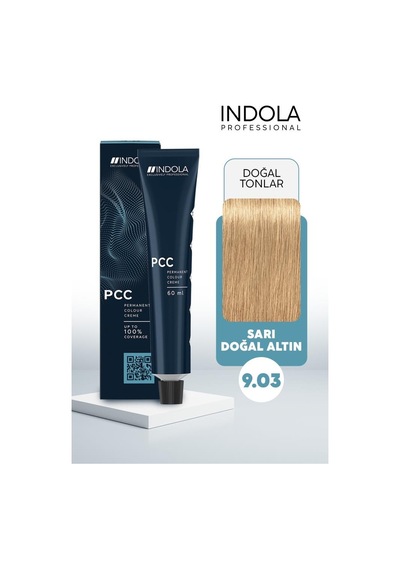 Indola Pcc 9.03 Sarı Doğal Altın 60 Ml Saç Boyası