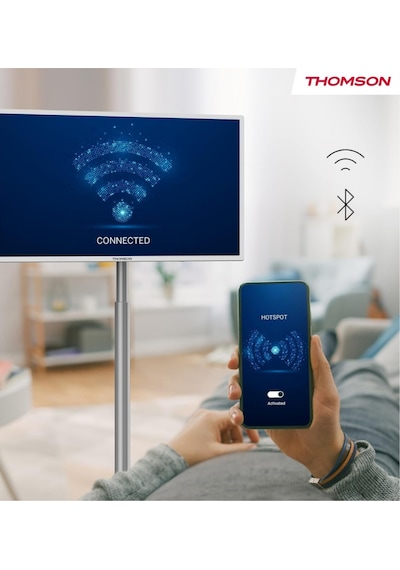 Thomson 32 Go Tv Taşınabilir Android Tv, Hd Ready, Bluetooth Ve 4 Saat Pil İle Tv Ünitesi Beyaz Thomson 32 Go Tv Taşınabilir Android Tv, Hd Ready, Bluetooth Ve 4 Saat Pil İle Tv Ünitesi Beyaz