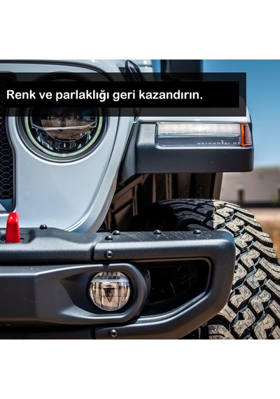 Tr Araba Lastik Parlatıcı Tampon Parlatıcı 500ml + Lastik Süngeri 2'li Set