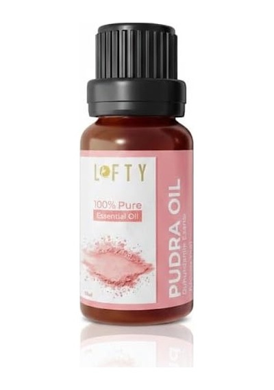 Lofty Pudra Saf Uçucu Yağ 10ml -%100 Doğal Esansiyel Yağ Buhurdanlık, Difüzör Ve Oda Kokusu İçin Ferahlatıcı Etki Diğer