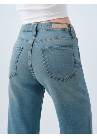 Loft Bella Regular Fit Mavi Kadın Jean Pantolon Lf2039973 Mavi