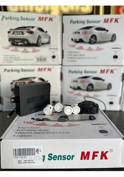 Mfk Universal Park Sensörü Sesli Beyaz 18 Mm