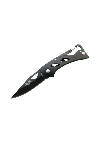 A1103b Siyah Kamp Çakı 15 Cm - Kancalı Metal Saplı