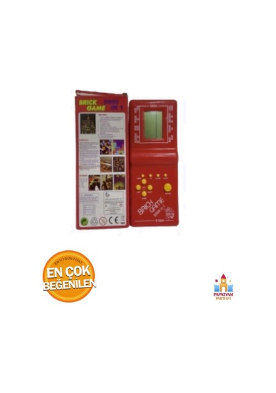 Nostaljik Tetris Gemboy Oyuncak - Eğlenceli Kırmızı Tasarım