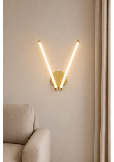 Vasko Modern Led Duvar Apliği Günışığı Eskitme