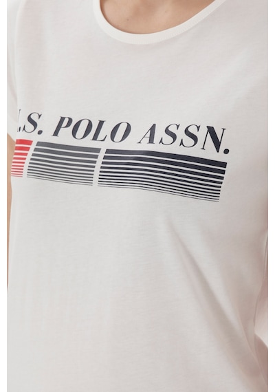U.s. Polo Assn. Kadın Ekru Pijama Takım 50312919-vr019 Ecru Ekru