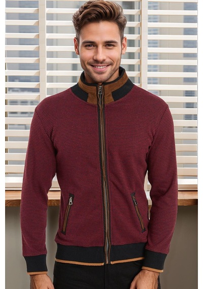 9021 Dewberry Erkek Sweatshırt-bordo Bordo