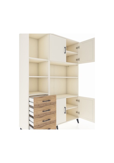 Hyperion Dolap 8 Raflı 4 Çekmeceli 4 Kapaklı 132x44x195 Aytaşı-aytaşı/çam Aytası/atlas Çam - Aytası Hyperion Dolap 8 Raflı 4 Çekmeceli 4 Kapaklı 132x44x195 Aytaşı-aytaşı/çam Aytası/atlas Çam - Aytası