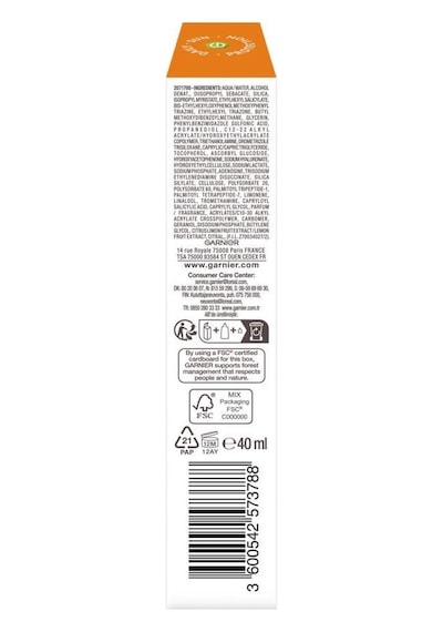 Garnier Ambre Solaire Super Uv C Vitamini Koyu Leke Karşıtı Fluid Krem SPF50+ 40 ML
