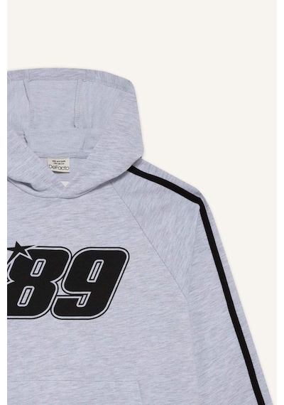 Defacto Erkek Çocuk Kapüşonlu Baskılı Sweatshirt F1967a825augr400 Gri
