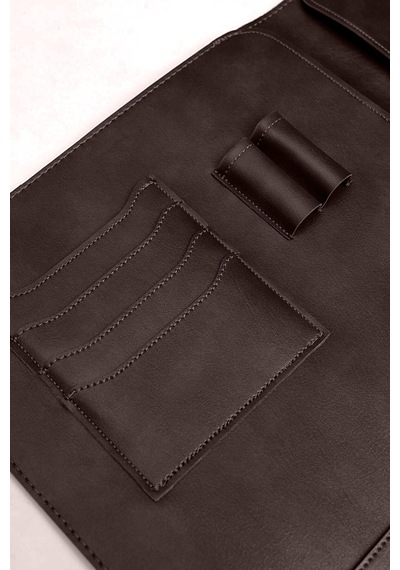 Mussen Macbook Neo Air Pro 15-16 İnç Organizer Evrak & Laptop & Tablet Çantası Kahve Nova