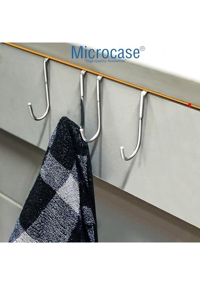 Paslanmaz Çelik Metal Banyo Duşakabin Mutfak Vb Alanlar İçin Askılık M Model -al4838 2 Adet Gümüş Diğer