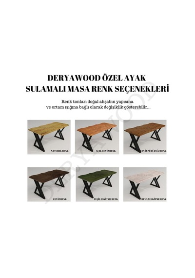 Masif Ahşap Pinus Sulamalı Yemek Masası 85x240x76cm