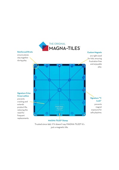 Magna Tiles 100 Parçalı Set Clear Colours, Farklı, Manyetik 3d Yapı Taşları, Net Renklerde, Eğlenceli Öğrenmeyi