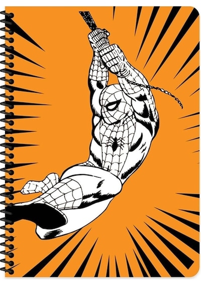 Marvel Seri2 20x28 80 Yp. Çizgili Karton Kapak Spiralli Defter