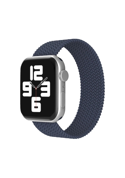 Apple Watch Uyumlu 38mm Ayarlı Solo Silikon Kordon Saat Değildir - Lacivert