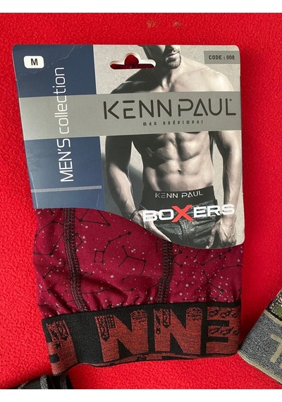 Kenn Paul Erkek Boxer 3 Lü KARIŞIK