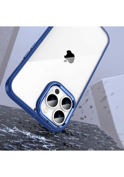 Apple Uyumlu iPhone 14 Pro  Zore Flora Kılıf-lacivert Lacivert