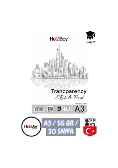 30x40 Cm A3 Aydınger Defteri 55 Gr 30 Sayfa Telli 39700 Herboy Çok Renkli