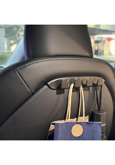 Tesla Model 3 Model Y 2017-2023 İçin Koltuk Sırtlığı Kancaları, Kafalık Katlanabilir Kancalar, Tesla Model 3 Mode Genel