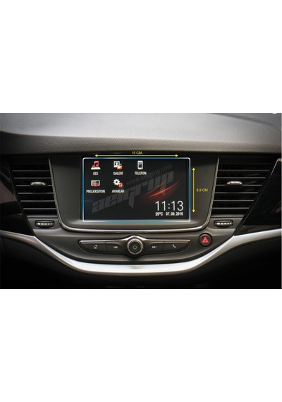 Opel Granland X 7 İnç Multimedya Dokunmatik Ekran Koruyucu Cam