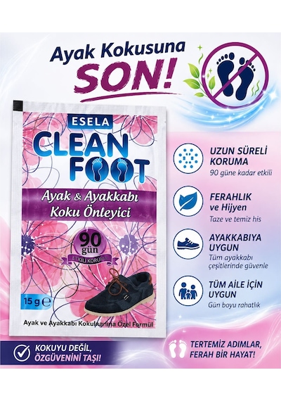 Esela Clean Foot Toz 10 Gr