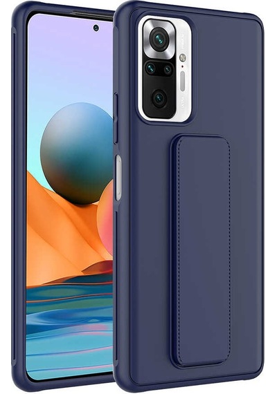 Xiaomi Redmi Note 10 Pro Kılıf Zore Qstand Katlanabilir Standlı Kılıf