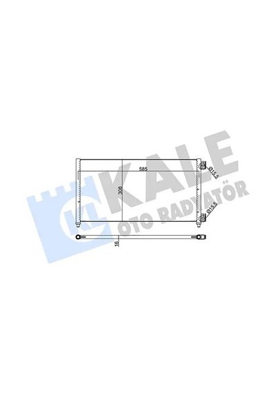 Fiat Doblo Klima Radyatoru 1.9 2002-2012 Kale 378200