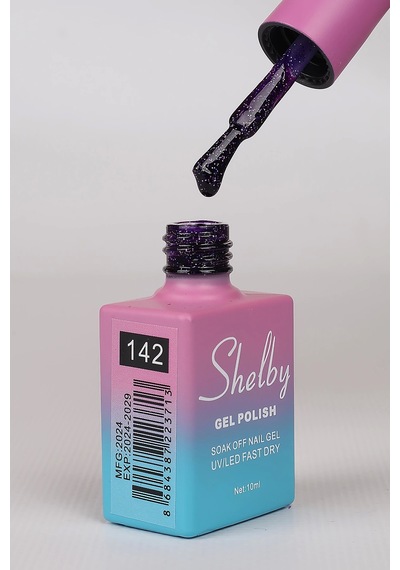 Shelby 10 Ml. A142 Renkli Işıltılı Kalıcı Oje