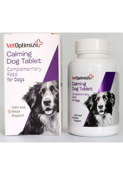 Vetoptimize Calming Dog Tablet 60 Tablet Köpek Sakinleştirici Tablet, Araba/seyahat Stresi, Havlama, Yalnızlık Kaygısı & Veteriner Korkusu Önleyici Takviye