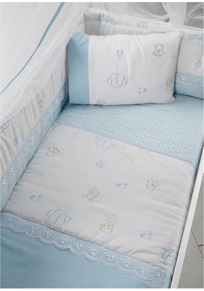 Tahterevalli Cuppa Beşik 60x120 Cm Beyaz Ve Mavi Uyku Seti-9790 Beyaz Tahterevalli Cuppa Beşik 60x120 Cm Beyaz Ve Mavi Uyku Seti-9790 Beyaz