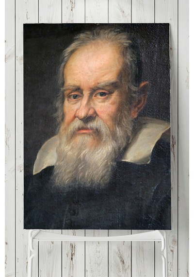 Galileo Galilei Bilimsel Poster