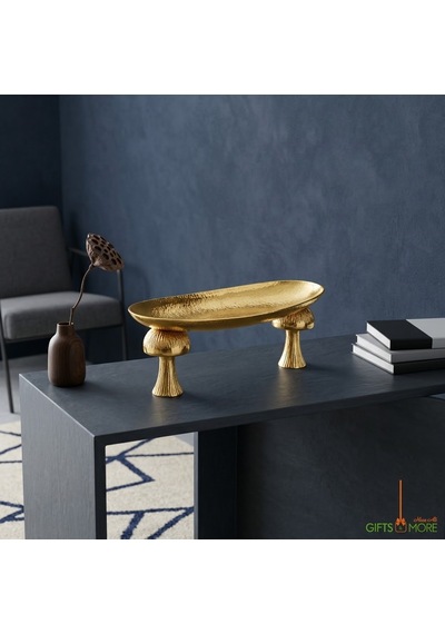 Mushroom Gold Ayaklı Gondol 31x20x30