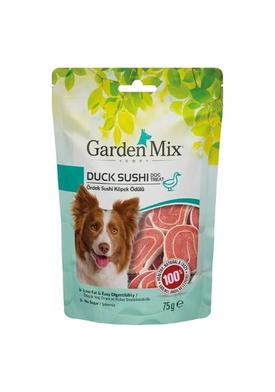 Garden Mix Ördekli Sushi Düşük Yağlı Şekersiz Köpek Ödül Maması 1 Adet 75 Gr