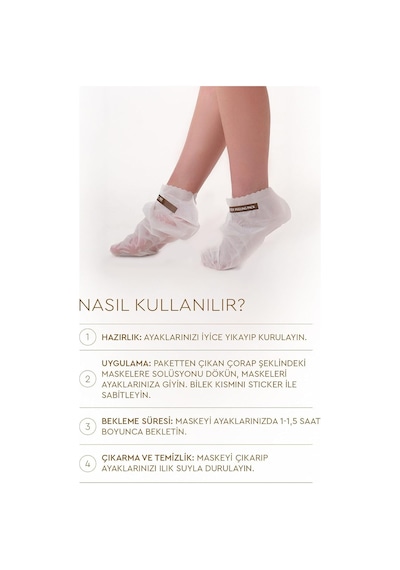 Mjcare Miracle Foot Peeling Pack - Çorap Tipi Ayak Peeling Maskesi 2'li