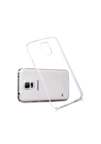 Zore Galaxy Uyumlu S5 İ9600 Kılıf Süper Silikon Kapak - Renksiz Renksiz