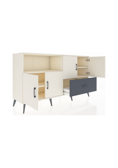 Hyperion Konsol 4 Raflı Tek Çekmeceli 4 Kapaklı 176x44x99 Aytaşı- Aytaşı-aytaşı/antrasit Hyperion Konsol 4 Raflı Tek Çekmeceli 4 Kapaklı 176x44x99 Aytaşı- Aytaşı-aytaşı/antrasit