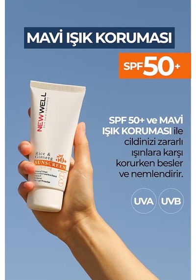 Newwel Rice &amp Ginseng Sunscreen 50spf Genel