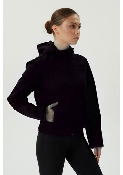 Exuma Kadın Siyah Softshell Mont 2421192 Siyah