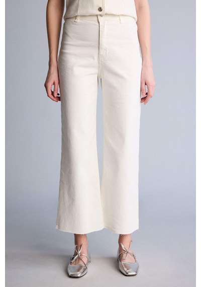Defacto Culotte Yüksek Bel Kısa Paça Crop Jean Pantolon B5012ax26smnm86 Ekru-nm86 Defacto Culotte Yüksek Bel Kısa Paça Crop Jean Pantolon B5012ax26smnm86 Ekru-nm86