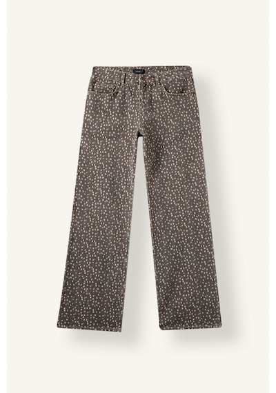 Defacto Kamuflaj Desenli Straight Fit Normal Bel Standart Boy Gabardin Pantolon I8220ax26wnbn526 Kahve-bn526