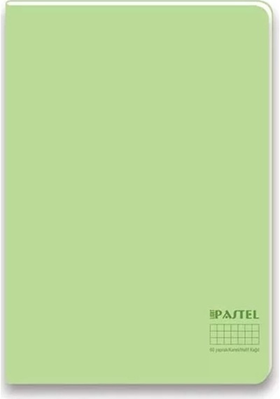 Keskin Pastel Light Pp.kapak Dikişli Defter A4 60yp.kareli 335212