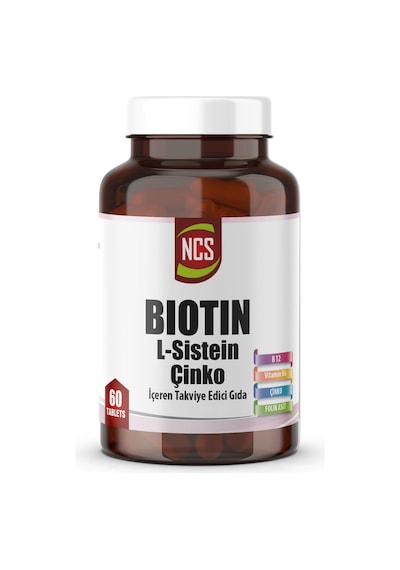 Ncs Biotin 2500 Mcg 60 Tablet L Sistein Çinko Vitamin B12