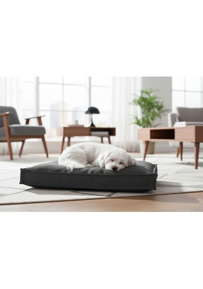 Brt Pet Premium Kedi Köpek Yatağı - 50x70 Fermuarlı Yıkanabilir Minder - Gri