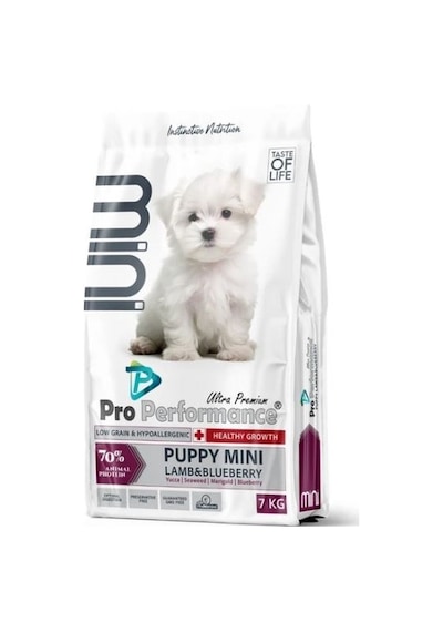 Pro Performance Ultra Premium Hipoalerjenik Kuzu Etli ve Yaban Mersinli Küçük Irk Yavru Köpek Maması 7 KG