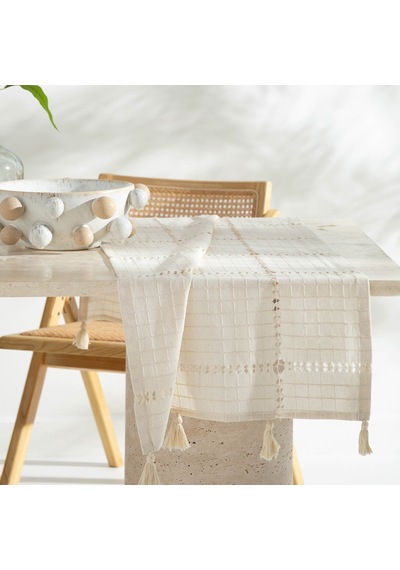 Mudo Home Belo Runner Ekru 50x130